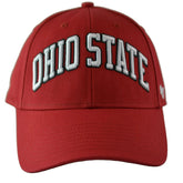 Ohio State Buckeyes NCAA '47 MVP Wordmark Logo Adjustable Red Hat